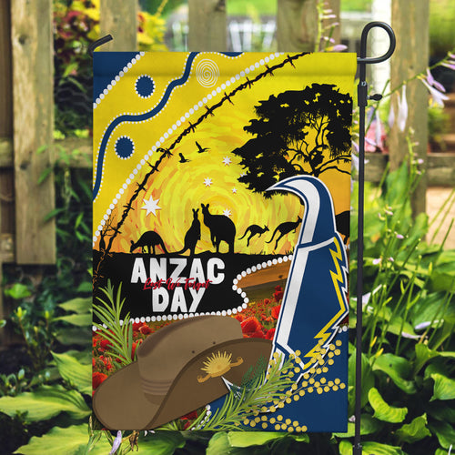Cowboys ANZAC Day Garden Flag Rosemary Starring Night Style