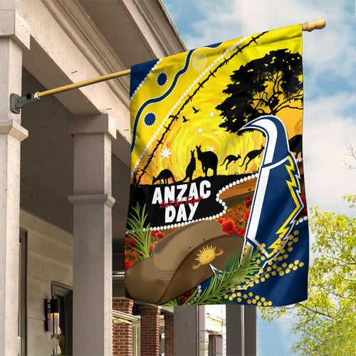 Cowboys ANZAC Day Garden Flag Rosemary Starring Night Style