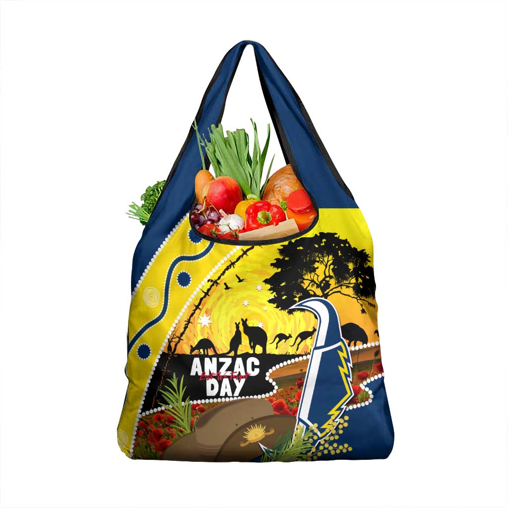 Cowboys ANZAC Day Grocery Bag Rosemary Starring Night Style