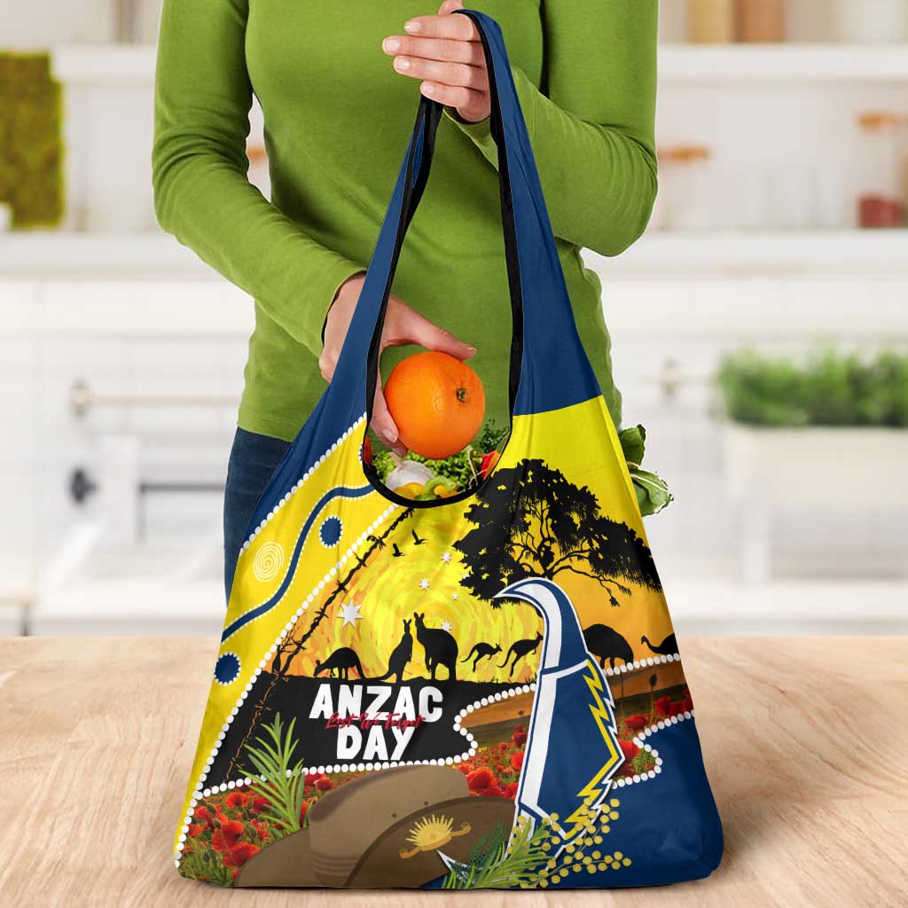 Cowboys ANZAC Day Grocery Bag Rosemary Starring Night Style