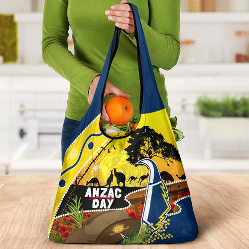 Cowboys ANZAC Day Grocery Bag Rosemary Starring Night Style