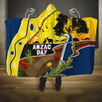 Cowboys ANZAC Day Hooded Blanket Rosemary Starring Night Style