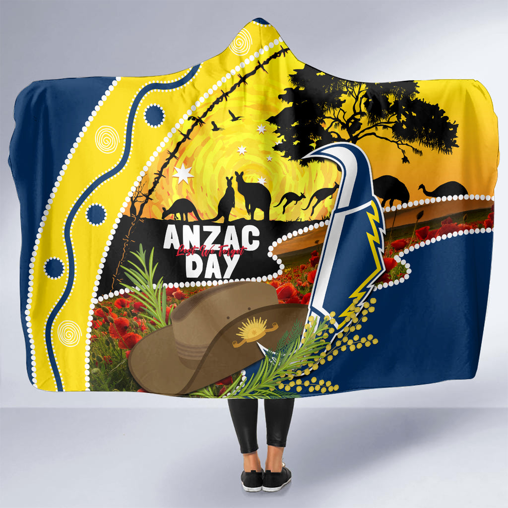 Cowboys ANZAC Day Hooded Blanket Rosemary Starring Night Style
