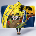 Cowboys ANZAC Day Hooded Blanket Rosemary Starring Night Style