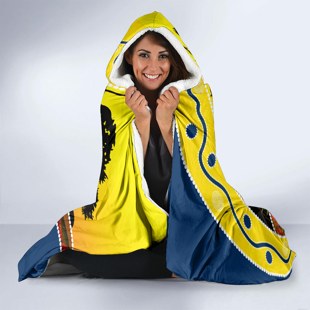 Cowboys ANZAC Day Hooded Blanket Rosemary Starring Night Style