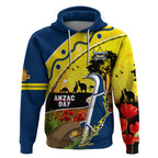 Cowboys ANZAC Day Hoodie Rosemary Starring Night Style