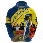 Cowboys ANZAC Day Hoodie Rosemary Starring Night Style