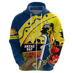 Cowboys ANZAC Day Hoodie Rosemary Starring Night Style