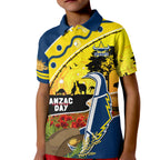 Cowboys ANZAC Day Kid Polo Shirt Rosemary Starring Night Style