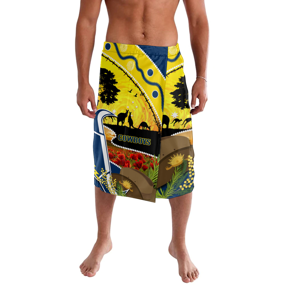 Cowboys ANZAC Day Lavalava Rosemary Starring Night Style
