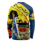 Cowboys ANZAC Day Long Sleeve Shirt Rosemary Starring Night Style