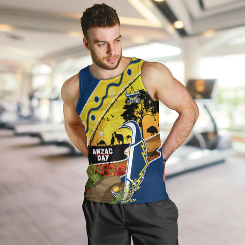 Cowboys ANZAC Day Men Tank Top Rosemary Starring Night Style