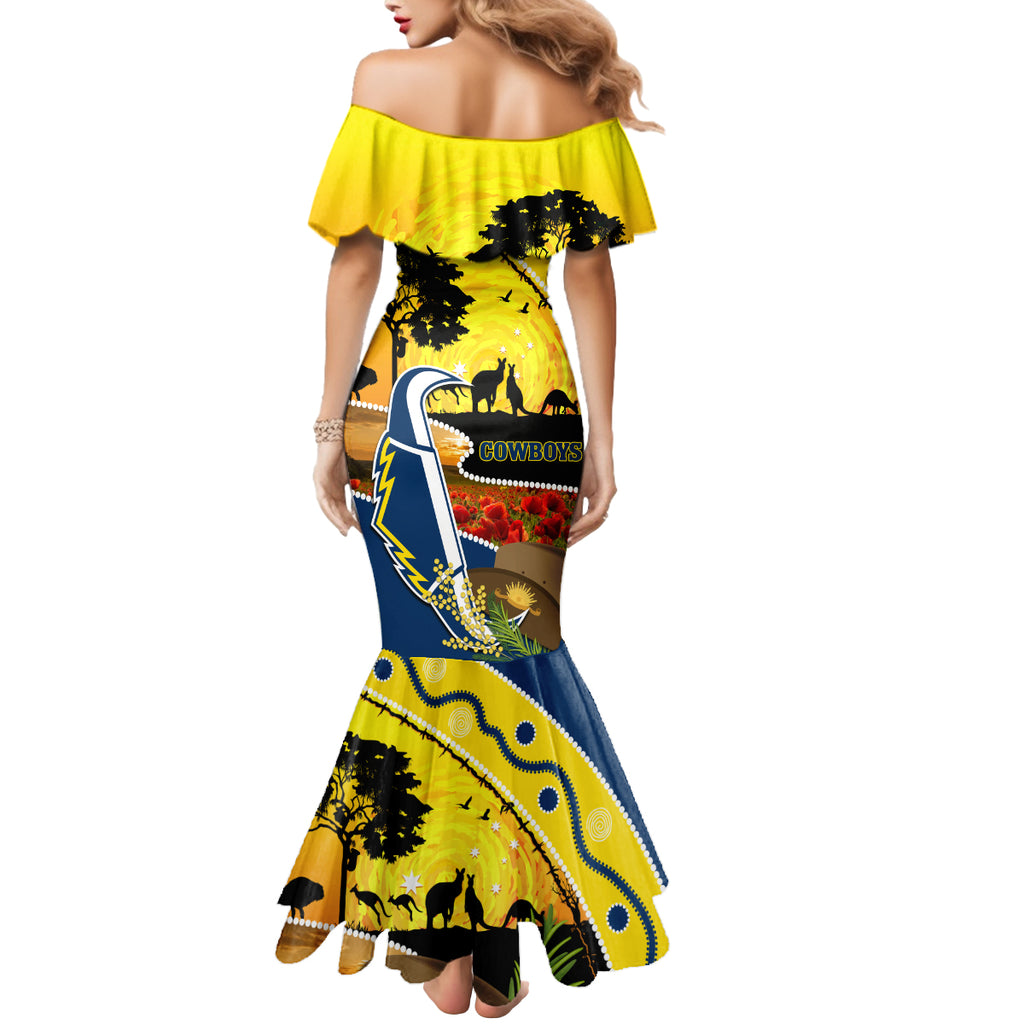 Cowboys ANZAC Day Mermaid Dress Rosemary Starring Night Style