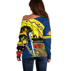 Cowboys ANZAC Day Off Shoulder Sweater Rosemary Starring Night Style