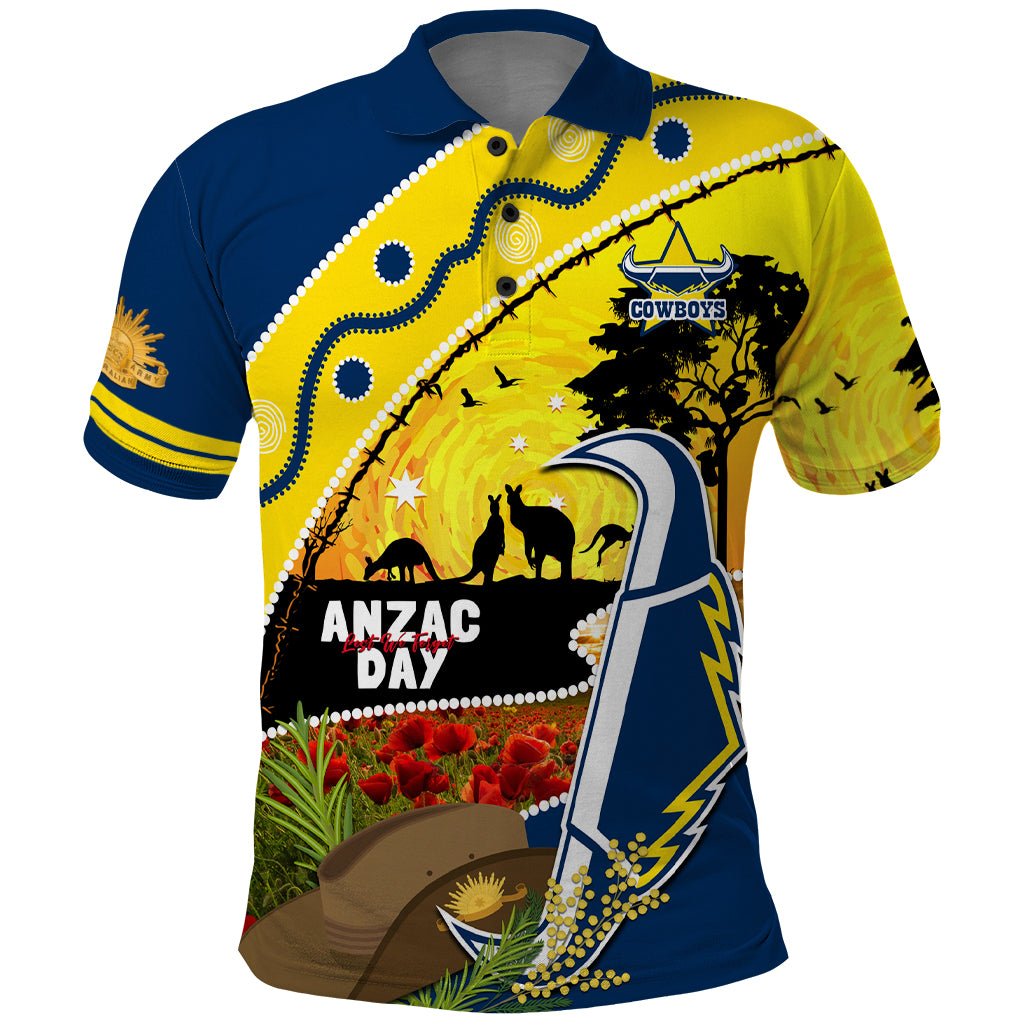 Cowboys ANZAC Day Polo Shirt Rosemary Starring Night Style