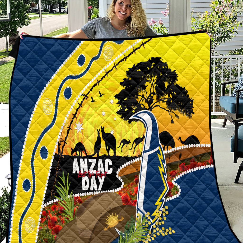 Cowboys ANZAC Day Quilt Rosemary Starring Night Style