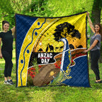 Cowboys ANZAC Day Quilt Rosemary Starring Night Style