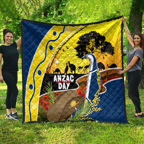 Cowboys ANZAC Day Quilt Rosemary Starring Night Style