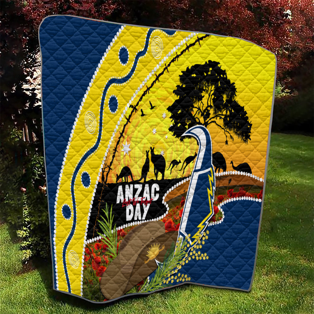 Cowboys ANZAC Day Quilt Rosemary Starring Night Style