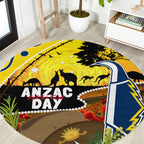 Cowboys ANZAC Day Round Carpet Rosemary Starring Night Style