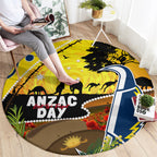 Cowboys ANZAC Day Round Carpet Rosemary Starring Night Style