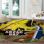 Cowboys ANZAC Day Round Carpet Rosemary Starring Night Style
