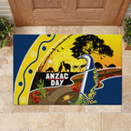 Cowboys ANZAC Day Rubber Doormat Rosemary Starring Night Style
