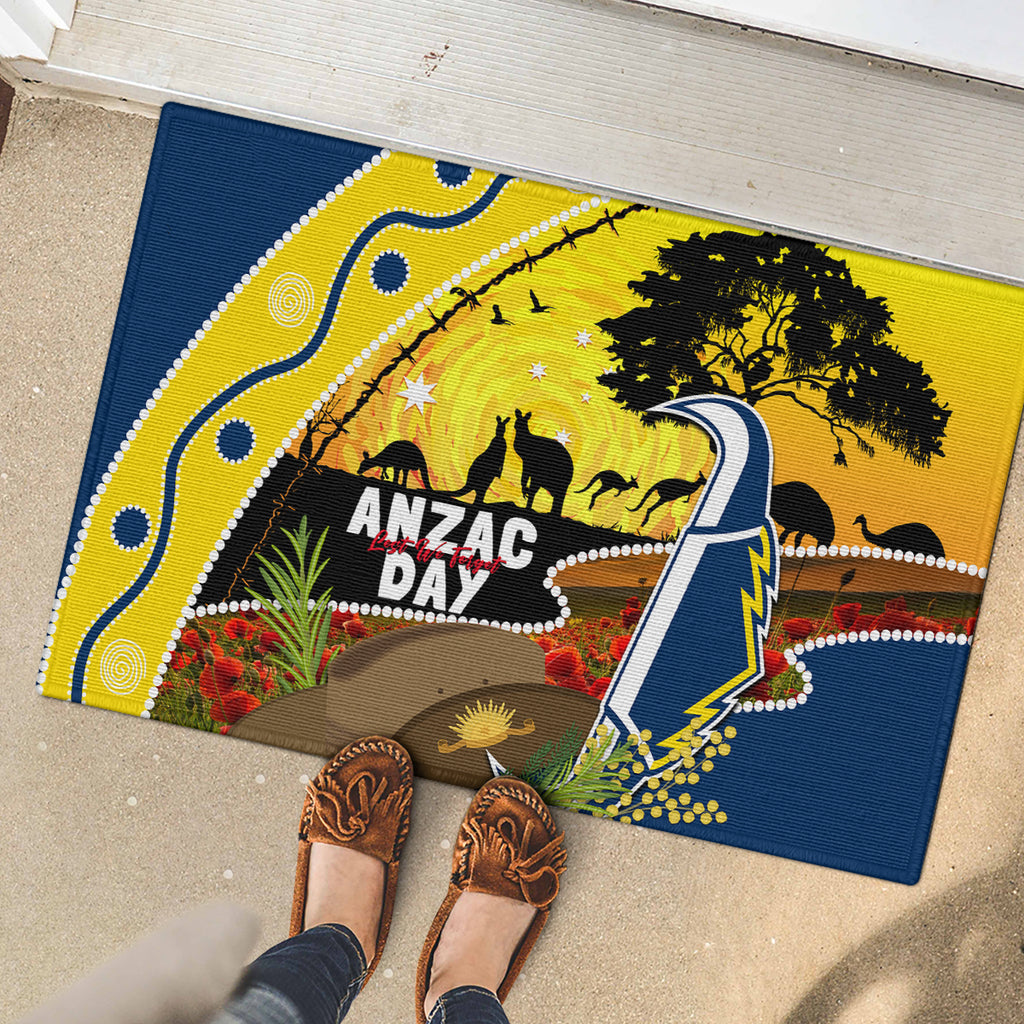 Cowboys ANZAC Day Rubber Doormat Rosemary Starring Night Style