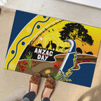 Cowboys ANZAC Day Rubber Doormat Rosemary Starring Night Style