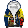Cowboys ANZAC Day Sherpa Hoodie Rosemary Starring Night Style
