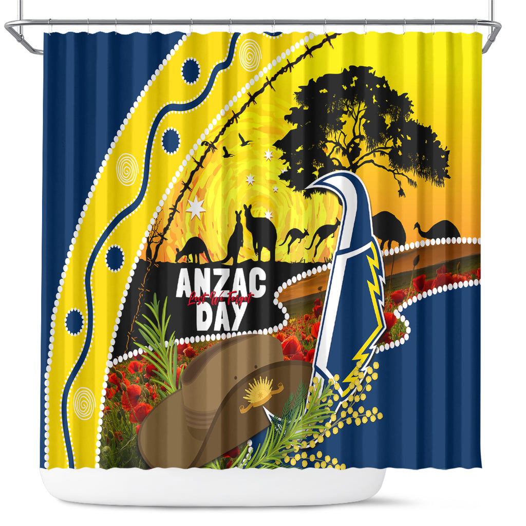 Cowboys ANZAC Day Shower Curtain Rosemary Starring Night Style