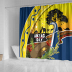 Cowboys ANZAC Day Shower Curtain Rosemary Starring Night Style