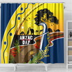 Cowboys ANZAC Day Shower Curtain Rosemary Starring Night Style