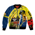 Cowboys ANZAC Day Sleeve Zip Bomber Jacket Rosemary Starring Night Style