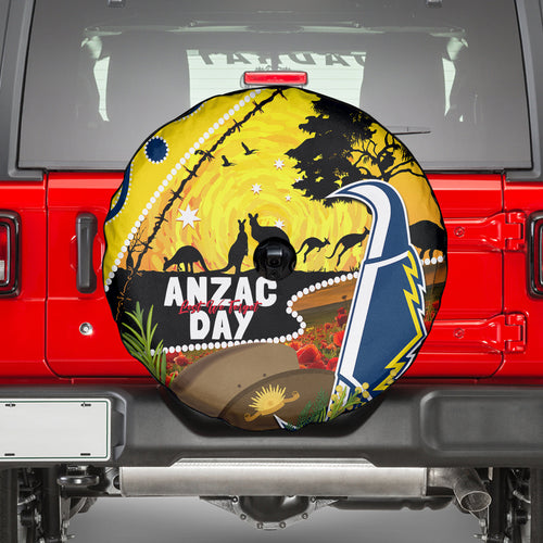 Cowboys ANZAC Day Spare Tire Cover Rosemary Starring Night Style