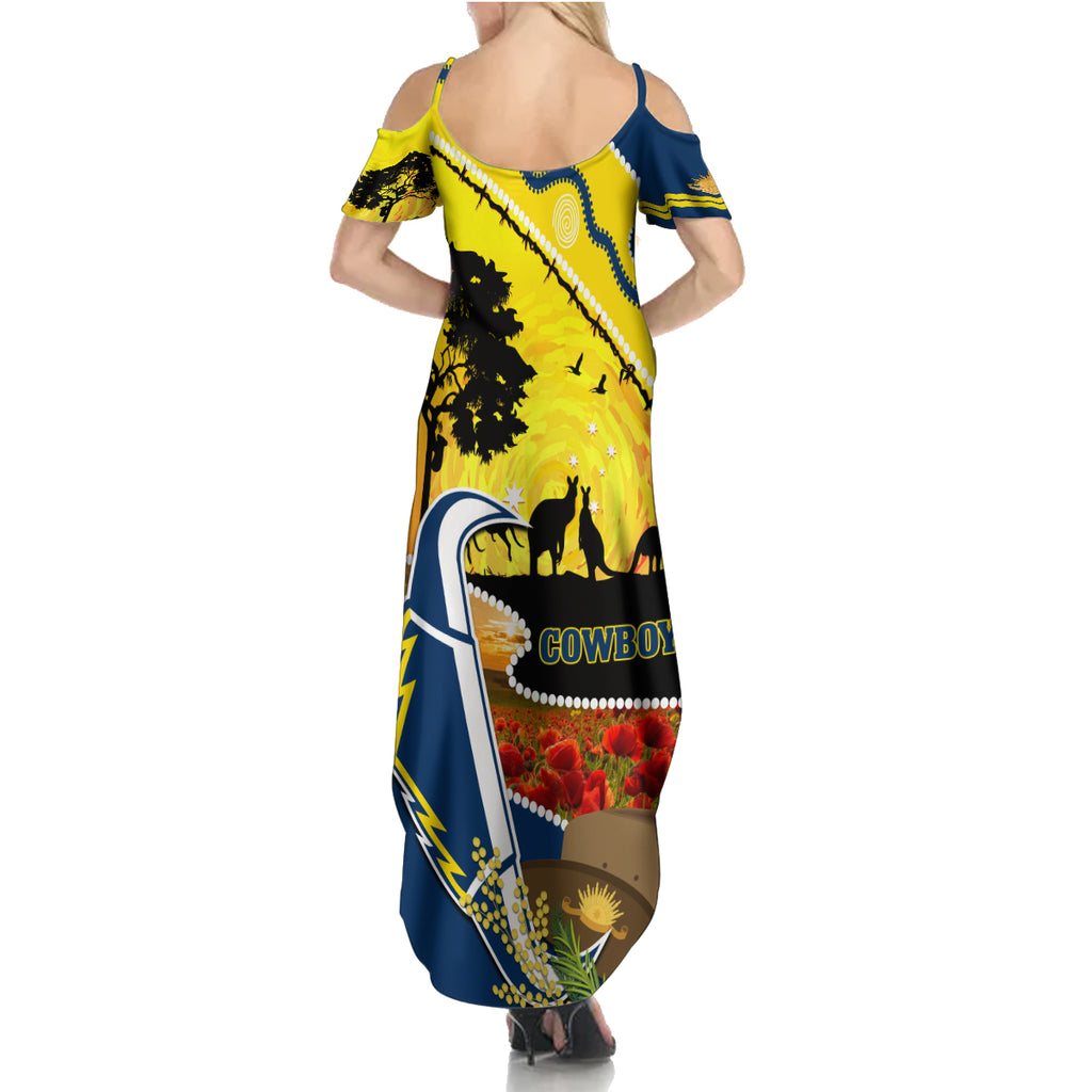 Cowboys ANZAC Day Summer Maxi Dress Rosemary Starring Night Style
