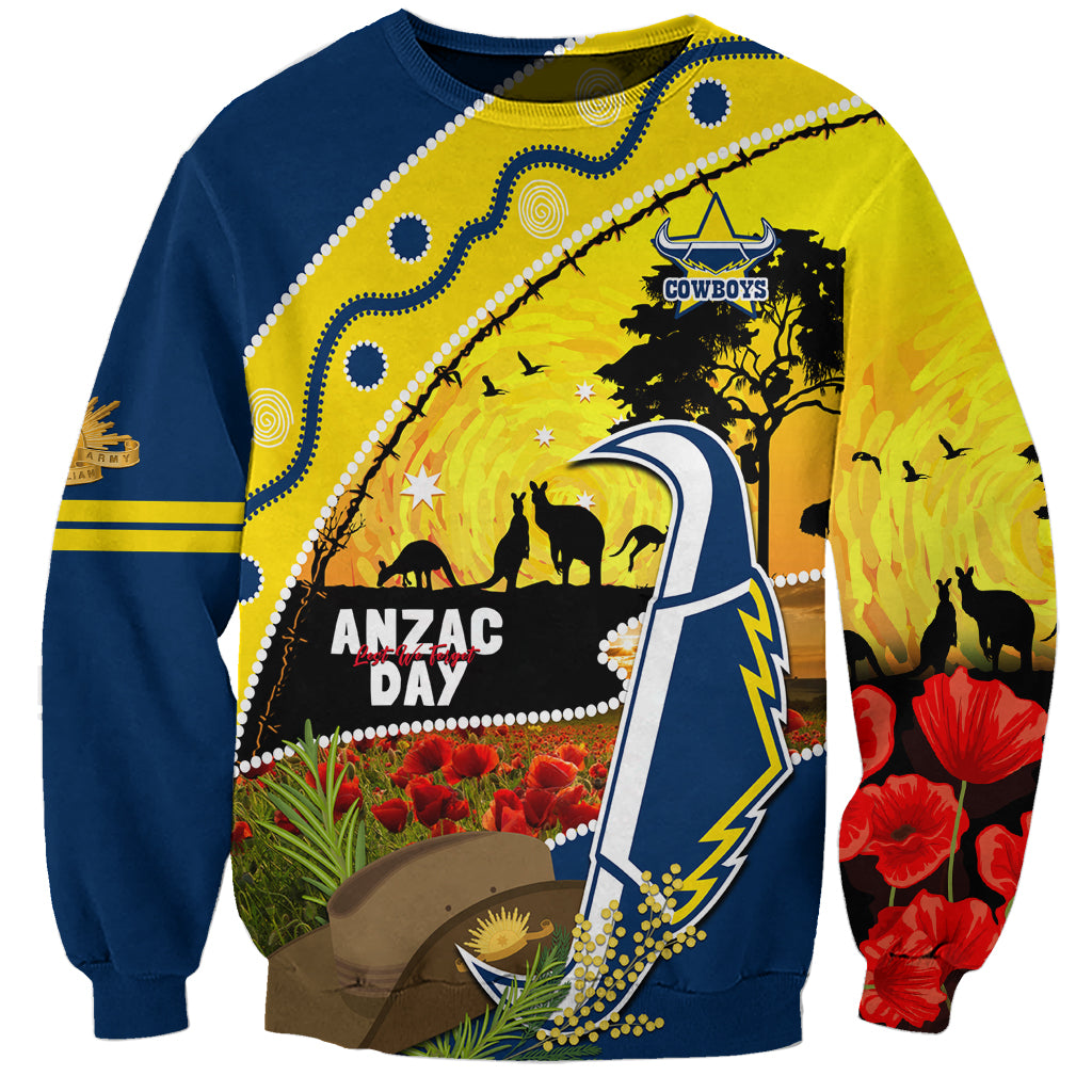 Cowboys ANZAC Day Sweatshirt Rosemary Starring Night Style