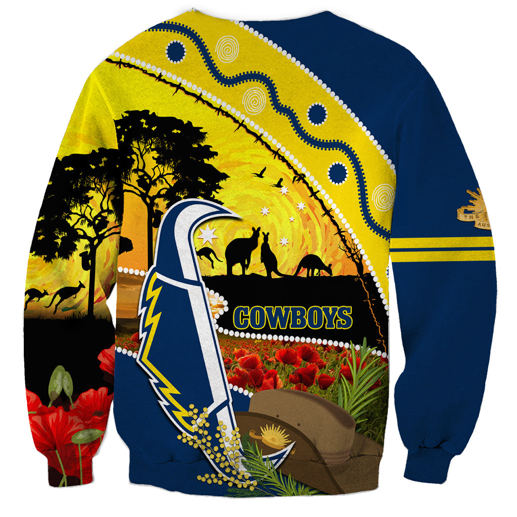 Cowboys ANZAC Day Sweatshirt Rosemary Starring Night Style