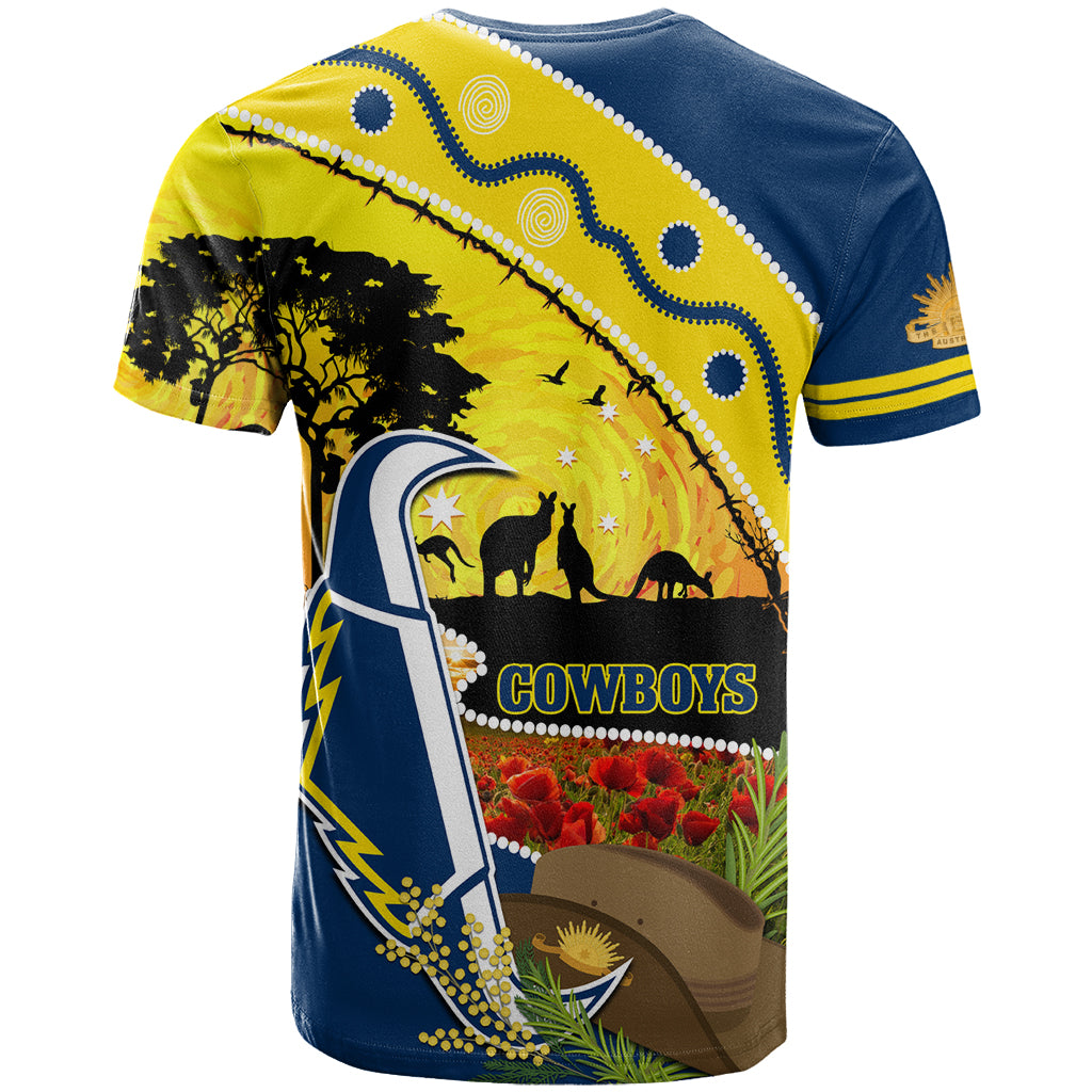 Cowboys ANZAC Day T Shirt Rosemary Starring Night Style