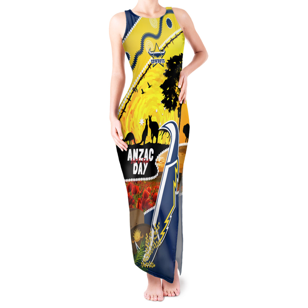 Cowboys ANZAC Day Tank Maxi Dress Rosemary Starring Night Style