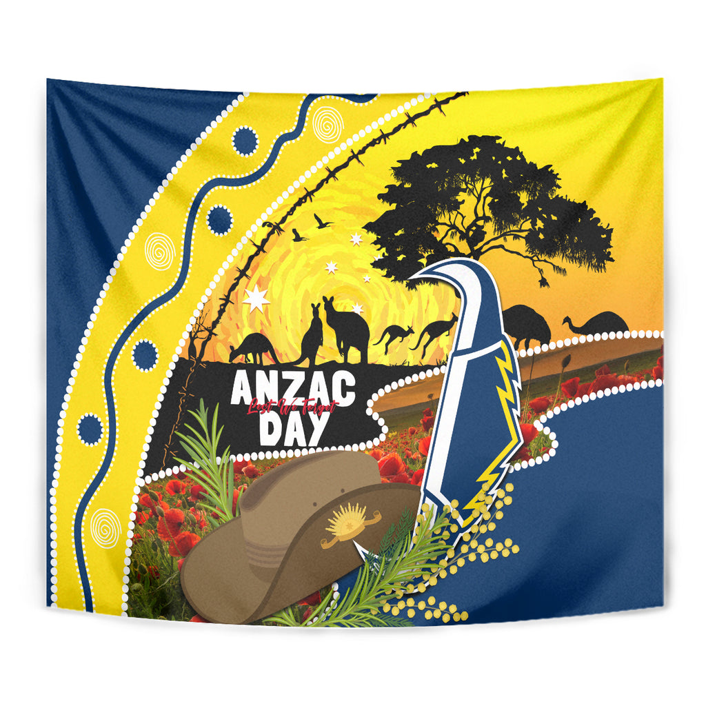 Cowboys ANZAC Day Tapestry Rosemary Starring Night Style