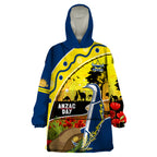 Cowboys ANZAC Day Wearable Blanket Hoodie Rosemary Starring Night Style