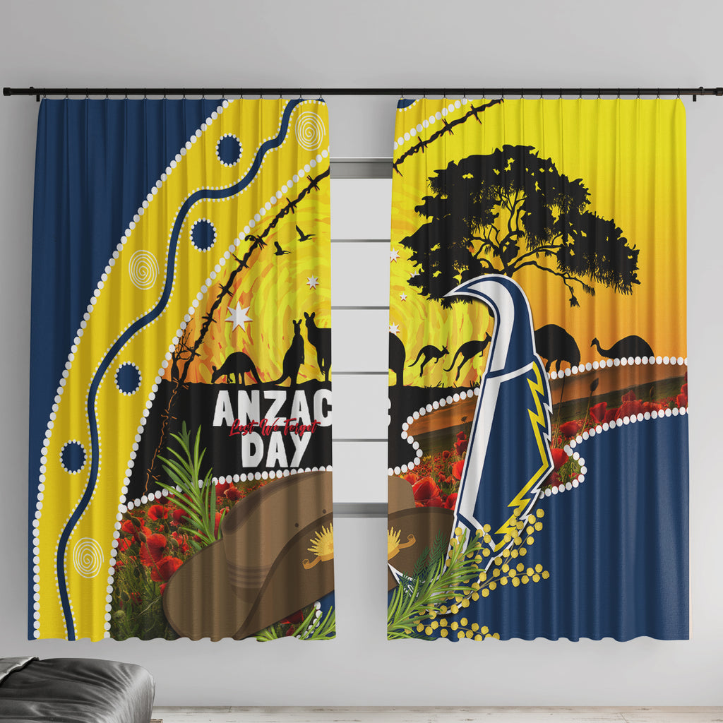 Cowboys ANZAC Day Window Curtain Rosemary Starring Night Style