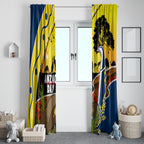 Cowboys ANZAC Day Window Curtain Rosemary Starring Night Style