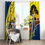 Cowboys ANZAC Day Window Curtain Rosemary Starring Night Style