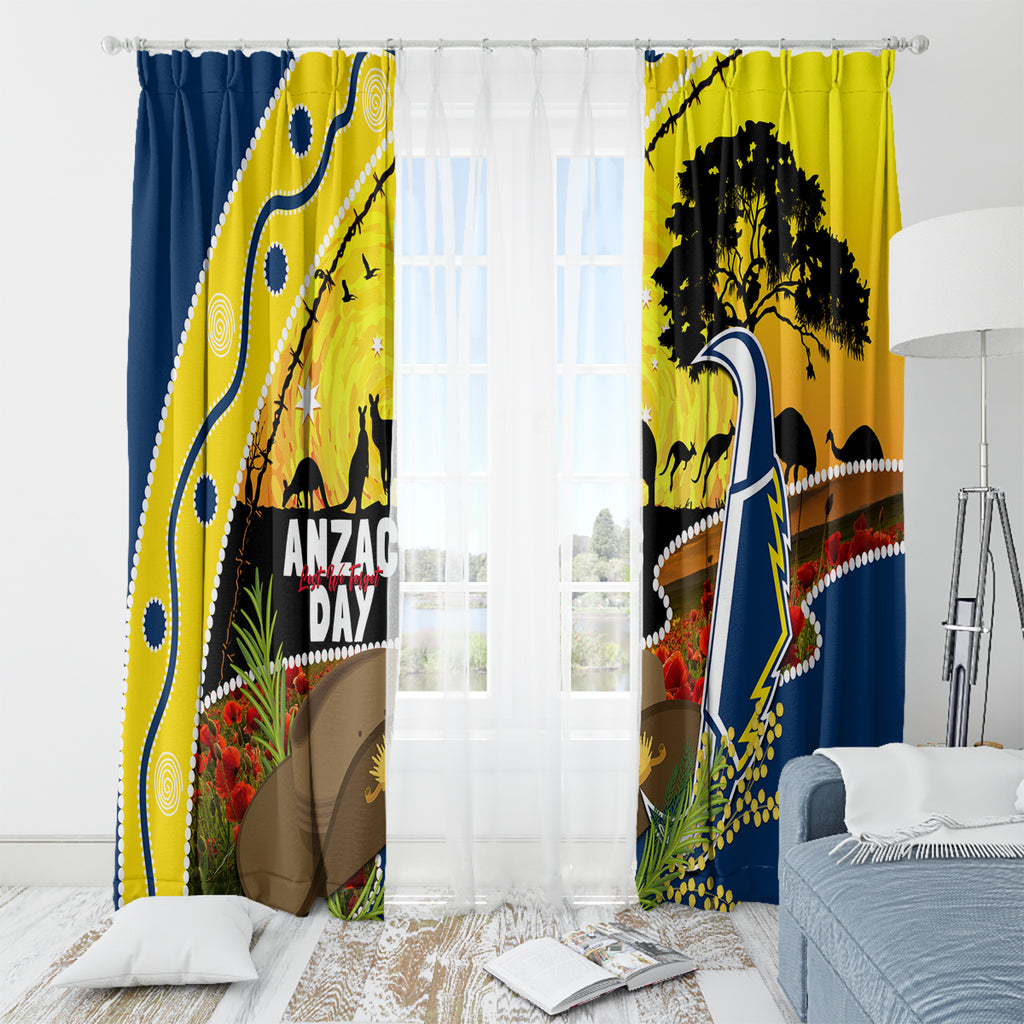 Cowboys ANZAC Day Window Curtain Rosemary Starring Night Style