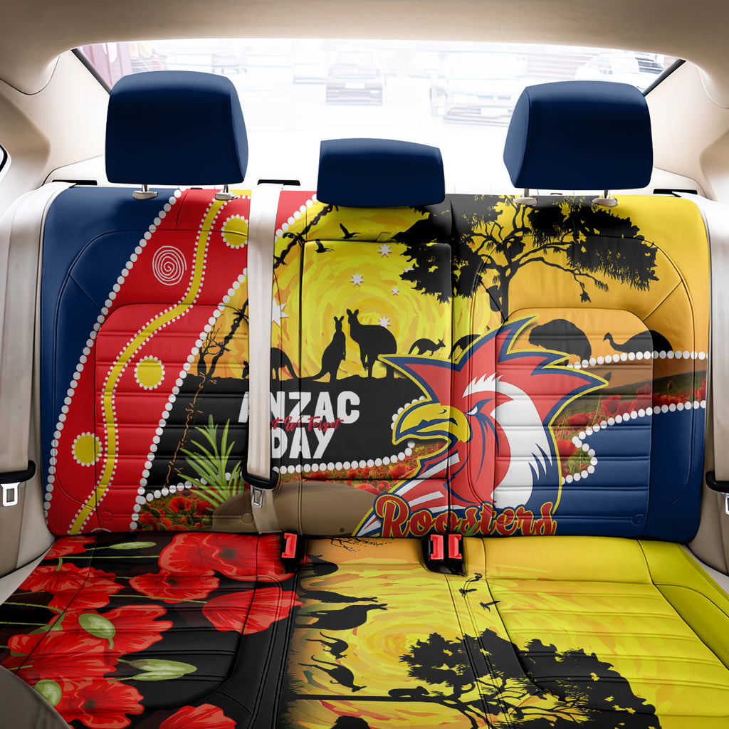 Roosters ANZAC Day Back Car Seat Cover Rosemary Starring Night Style