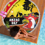 Roosters ANZAC Day Beach Blanket Rosemary Starring Night Style