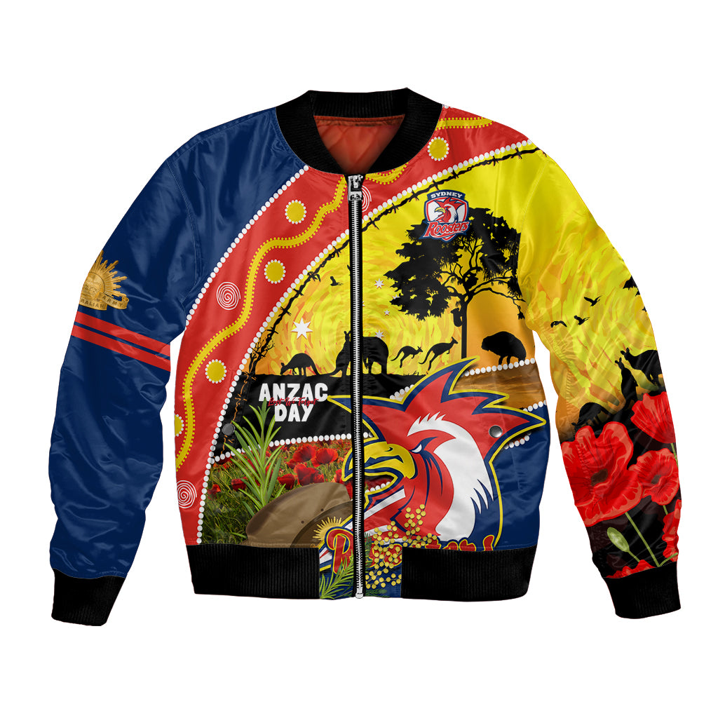 Roosters ANZAC Day Bomber Jacket Rosemary Starring Night Style