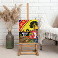 Roosters ANZAC Day Canvas Wall Art Rosemary Starring Night Style